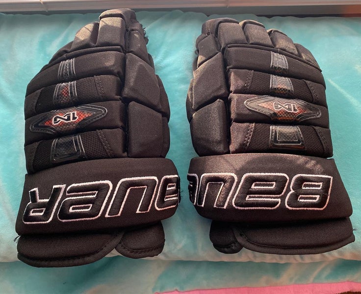 Black Senior Bauer Nexus 1N 14" Gloves