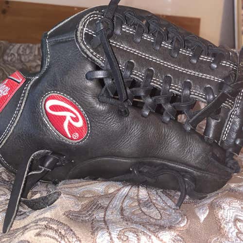 Black High School/College Infield 12" Baseball Glove