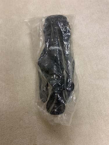 Black High School/College Diamond DLG-350WD PRO Catcher's Leg Guard