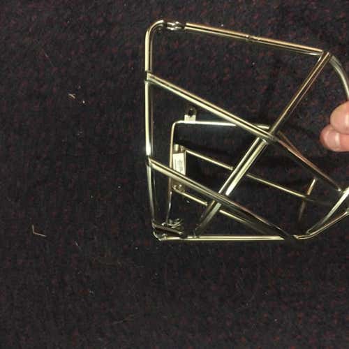 Silver Senior Bauer 960XPM  Goalie Mask