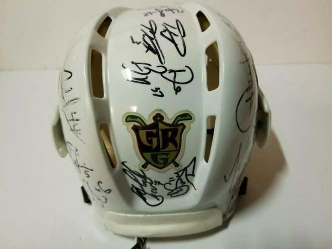 GRAND RAPIDS GRIFFINS 99'00 IHL Team Signed Autographed Hockey Helmet w COA