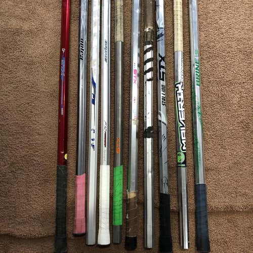 Lacrosse Shaft Lot