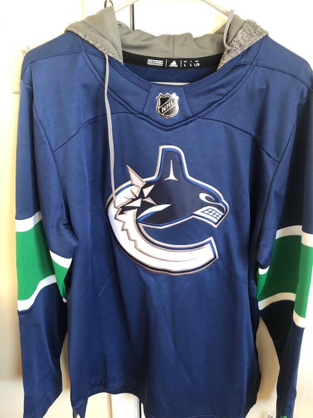 Vancouver Canucks Adidas Men’s Authentic NHL Pro Player Hoody Large