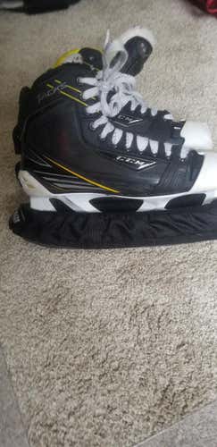Senior CCM Tacks Hockey Goalie Skates 10 EE (Extra Wide) Size 10