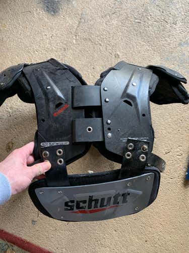 Medium Riddell Power SPK Shoulder Pads and back plate
