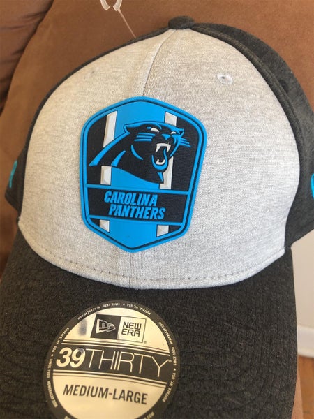 Carolina Panthers Hat Adult Fitted Blue Medium Reebok On Field Men Cap NFL