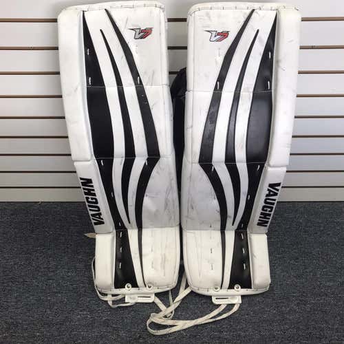 Vaughn Vaughn V7 XR Hockey Goalie Leg Pads Intermediate 32”+2” Used