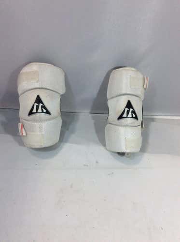 Used Warrior Rabil Next Junior Lacrosse Arm Pads Guards