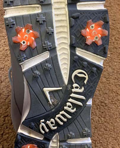 Gray Men's 13 (Women's 14) Adidas Golf Shoes