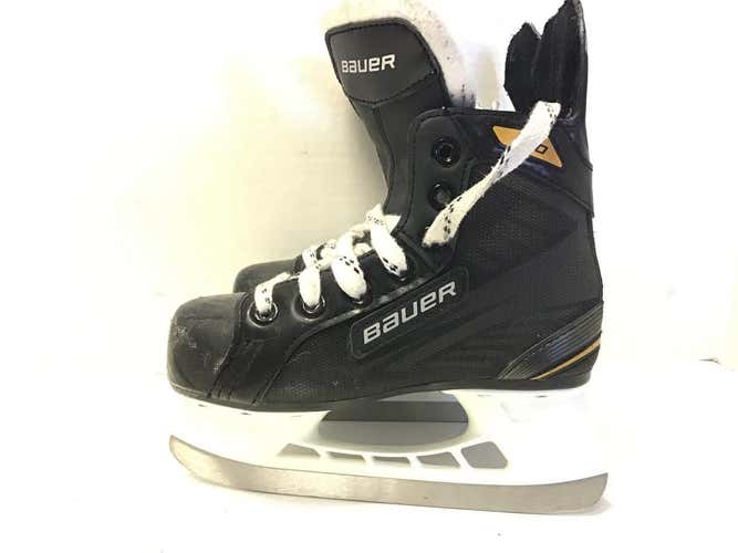 Used Bauer Supreme 140 Youth 10.5 Ice Skates Ice Hockey
