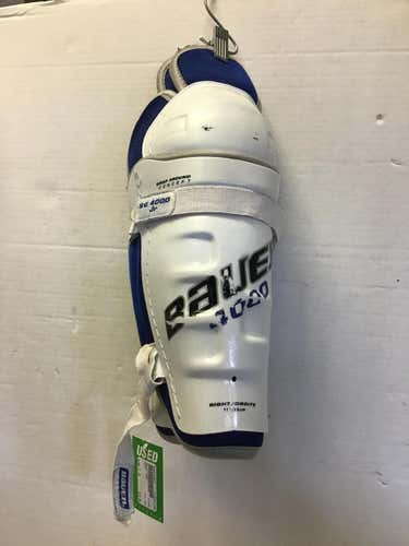 Used Bauer 4000 11" Hockey Shin Guards