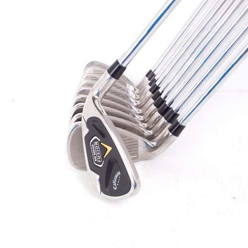 Used Callaway Big Bertha Fusion 2i-gw Aw Steel Regular Golf Iron Or Hybrid Sets
