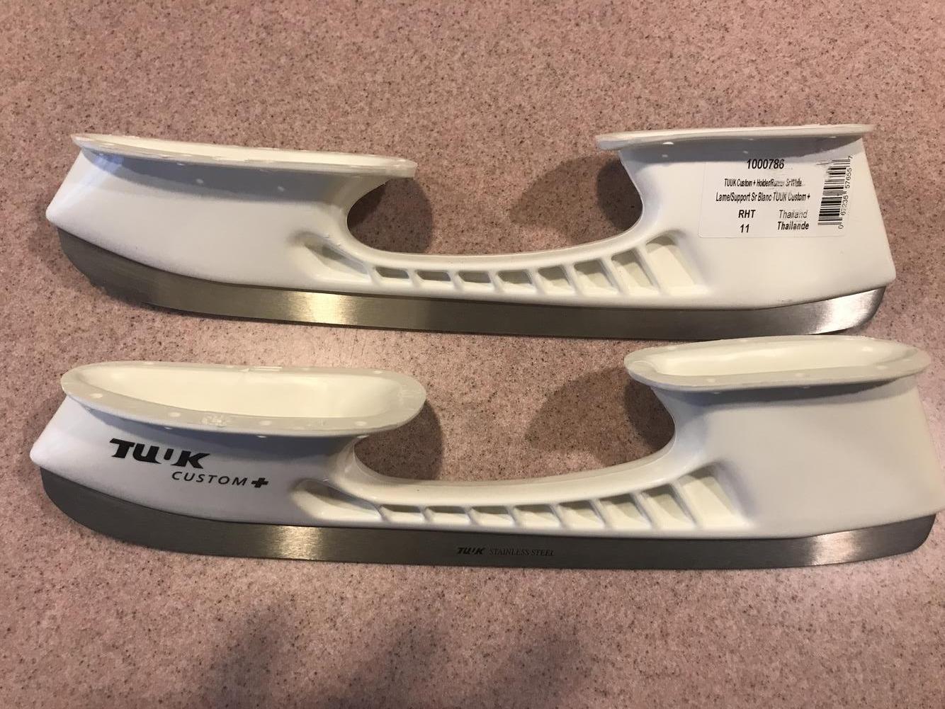 Bauer Tuuk Skate Blades Steel and holders size 296 