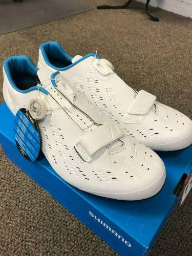 NEW Shimano RP9 White Road Cycling Shoes Size 45 (10.5 US) sidi gaerne crono