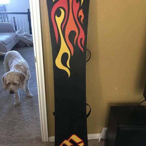 Men's  Ride With Bindings Stiff Flex Directional Snowboard