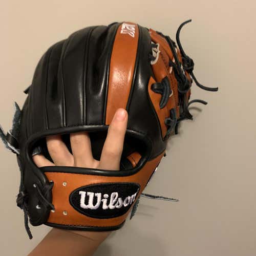 Black Adult Infield A2K 11.25" 3DAYS ONLY