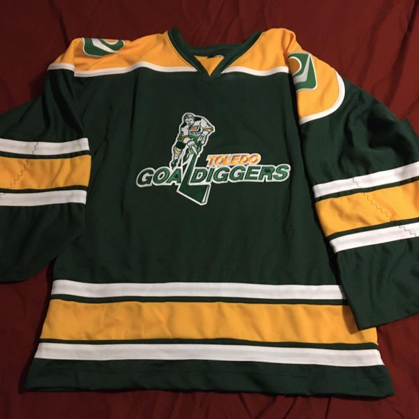 Toledo Goal Diggers (Walleye) New 52 Pro Stock Hockey Jersey