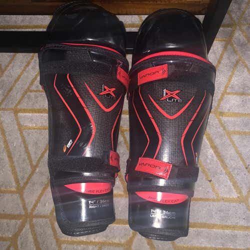 Senior Bauer Vapor 1X Lite  Shin Pads 14”
