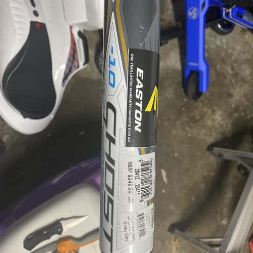 White  2020 Easton Ghost (-10) 23 oz 33" Bat