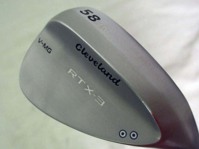 Cleveland RTX-3 Lob Wedge 58* 09* (Tour Satin, Steel, 2-Dot, V-MG) LW