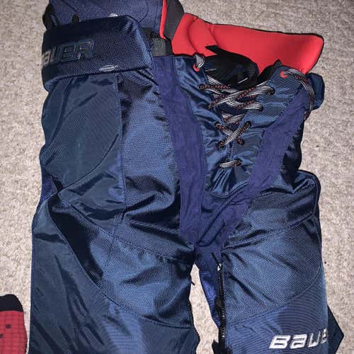 New Navy Blue Vapor 1X Hockey Pants Medium