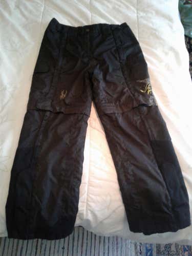 Youth Spyder Ski Race zipoff Pants Size 12