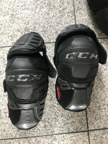 Medium CCM RBZ  Pro Stock Elbow Pads GAME USED COLORADO AVALANCHE