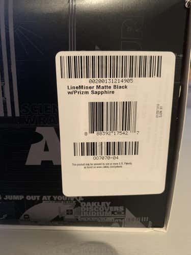 Black Men's Oakley Line Miner Prizm Rose Lens Matte Black
