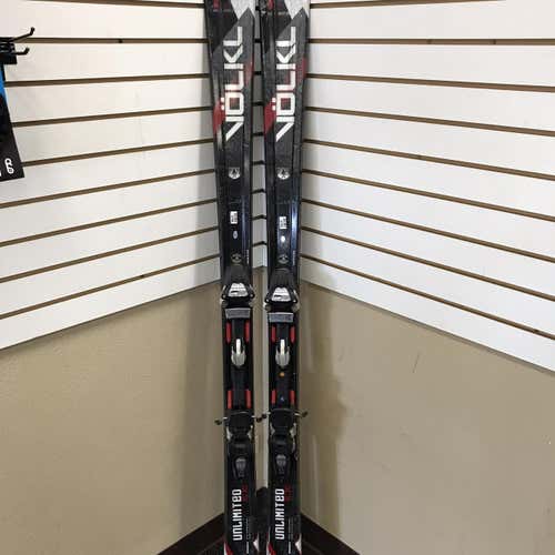 Volkl Unlimited AC30 177cm Skis With Bindings Max Din 12