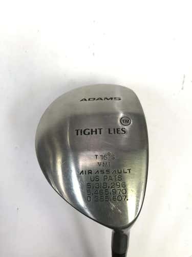 Used Adams Tight Lies 3 Wood Graphite Regular Golf Fairway Woods
