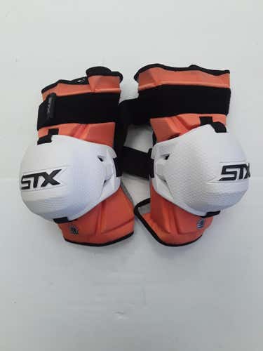 Used Stx Ny Lg Lacrosse Arm Pads Guards