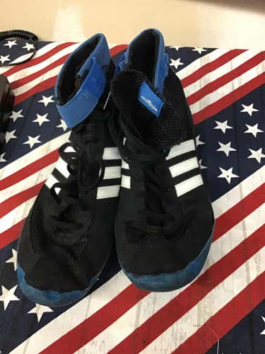 Adidas Wrestling Shoes Black Size 10.5 142304