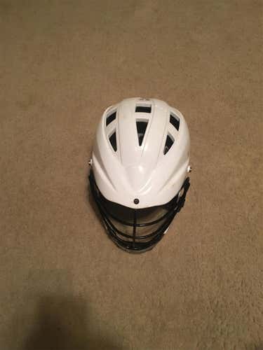 White Youth Player Cascade CS-R Youth Helmet