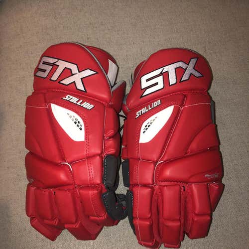 Brand New Cornell Big Red New Player STX Stallion 500 13" Lacrosse Gloves