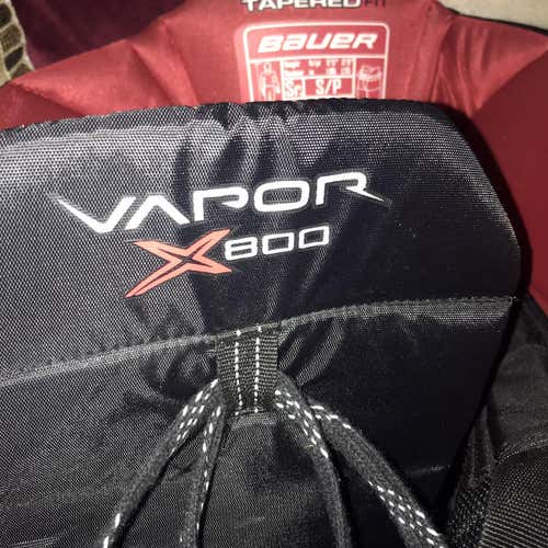 Black Senior Small Bauer Vapor X800 Hockey Pants