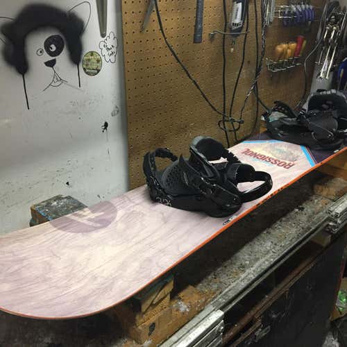 Men's Rossignol With Bindings Medium Flex Directional Twin Snowboard