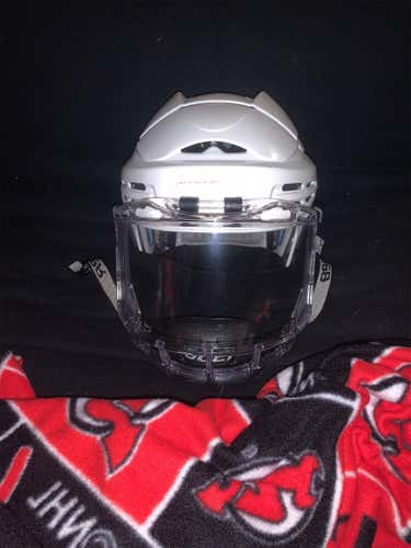 White  Medium Bauer Helmet