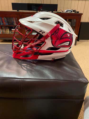 White Adult Player Cascade R Helmet