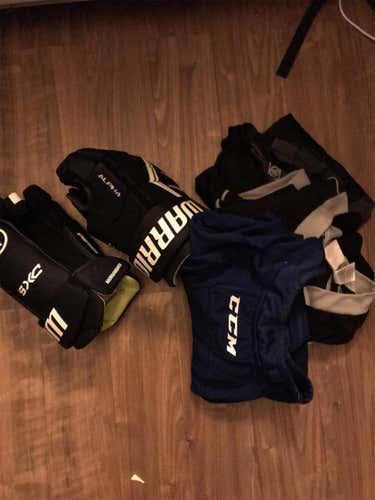 Blue Senior Warrior Alpha DX Pro 14"  Gloves