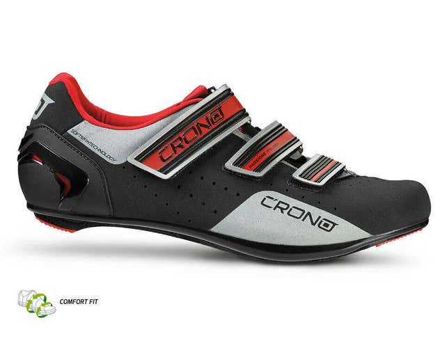 NEW Crono CR4 Road Cycling Shoes - Black (Reg. $140) Italian Sidi Gaerne Giro - Size 38 (Women's 7)