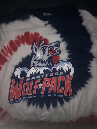 Hartford Wolfpack (AHL) Tie-Dye T-Shirt (large)
