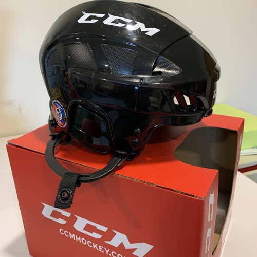 Black New Small CCM FL40 Helmet (Used 3 Times)