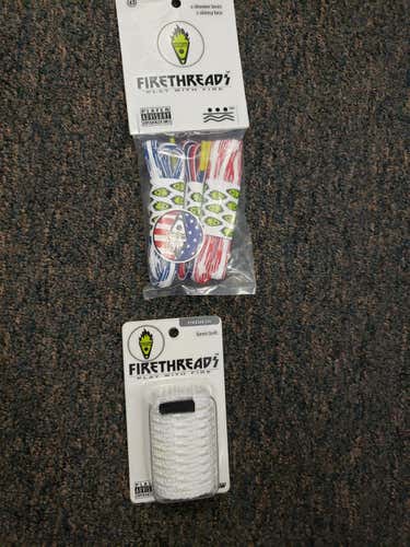 White New FireThreads mesh with USA 3 pack shooters