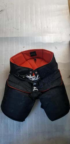 NJ DEVILS SCHNEIDER Black Senior Extra Large Vaughn Pro Stock Hockey Goalie Pants