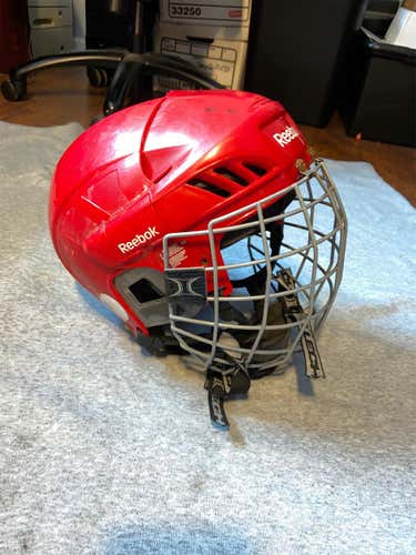 Red  Large Reebok 5K Helmet