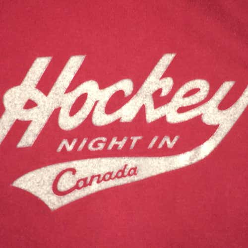 (XL) Vintage Roger Edwards Hockey Night In Canada Long Sleeve Shirt