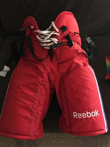 Red Senior Large Reebok MHP520S.SP Hockey Pants Pro Stock