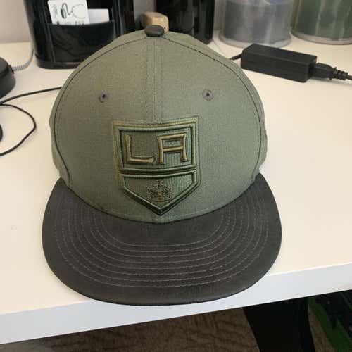 Green 7 3/8 LA Kings Fitted Hat