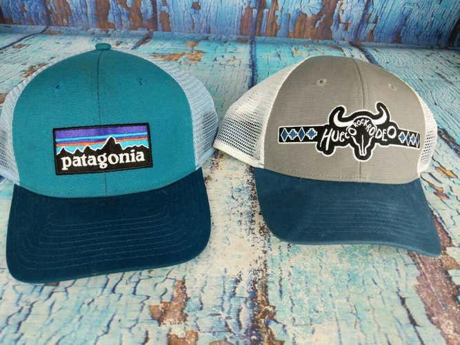 LOT OF 2 Patagonia Trucker Mesh Hat Cap Snapback