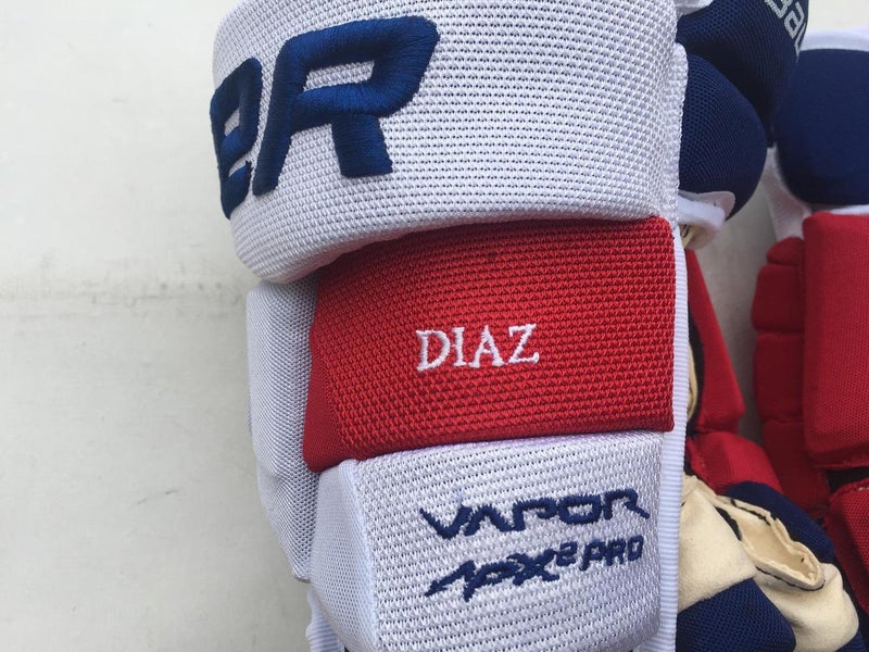 New Bauer Vapor APX2 Pro Gloves Senior Pro Stock 14" RAPHAEL DIAZ